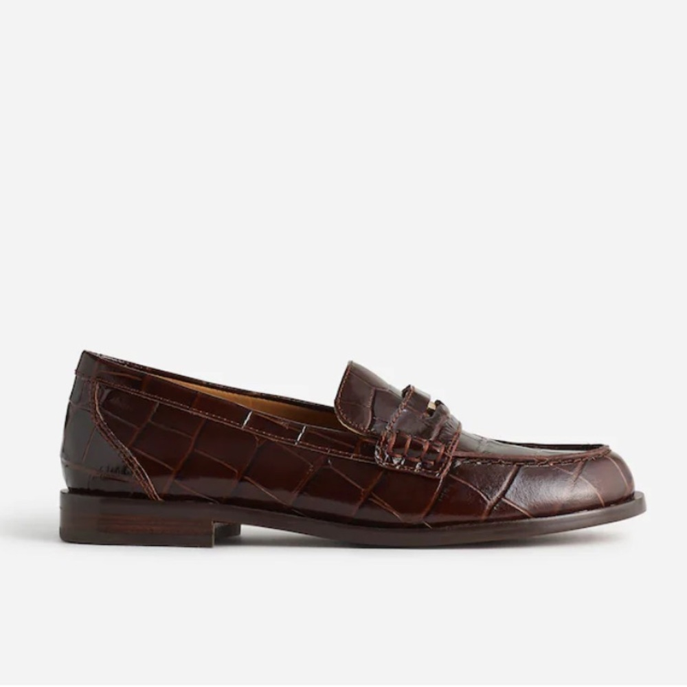 Madewell Shoes 7.5 Preppy Grayson Penny Loafer Brown - Picture 2 of 12